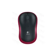 LOGITECH Egér - M185 Vezeték Nélküli Optikai Nano, Piros