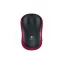 LOGITECH Egér - M185 Vezeték Nélküli Optikai Nano, Piros