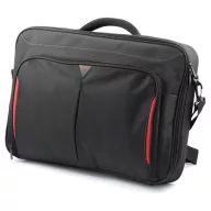   TARGUS Briefcase / Classic+ 17-18" Clamshell Laptop Bag - Black/Red