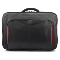   TARGUS Briefcase / Classic+ 17-18" Clamshell Laptop Bag - Black/Red