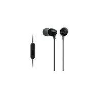   SONY MDREX15APB.CE7, 18-22000 Hz, 16 ohm, 3.5 mm Jack, 1,2 m Vezetékes, szilikonos Fülhallgató mikrofonnal, Fekete