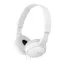 SONY MDRZX110W.AE, 12-22000 Hz, 24 ohm, 1,2m Vezetékes Fejhallgató, Fehér