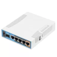   MIKROTIK Wireless Router hAP ac 5x1000Mbps + 1xSFP, Wi-Fi 5, Asztali, RB962UIGS-5HACT2HNT