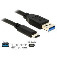 DELOCK kábel USB 10 Gbps Type-A > USB Type-C 1m