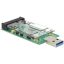 DELOCK Átalakító USB 5 Gbps Type-A male > mSATA full size