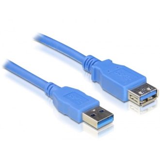   DELOCK kábel USB 5Gbps Type-A male / female hosszabbító 2m kék