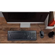   GENIUS Vezetékes Billentyűzet + egér KM-160 USB HUN Fekete