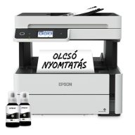   EPSON Tintasugaras nyomtató - EcoTank M3170 (A4, MFP, 1200x2400 DPI, 39 lap/perc, ADF, USB/LAN/Wifi)