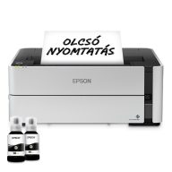   EPSON Tintasugaras nyomtató - EcoTank M1170 (A4, 1200x2400 DPI, 39 lap/perc, USB/LAN/Wifi)