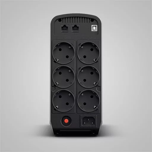 CYBERPOWER UPS, gaming, CP900EPFCLCD (6 aljzat) 900VA 540W, 230V szünetmentes tápegység +2 USB LINE-INTERAKTÍV, AVR