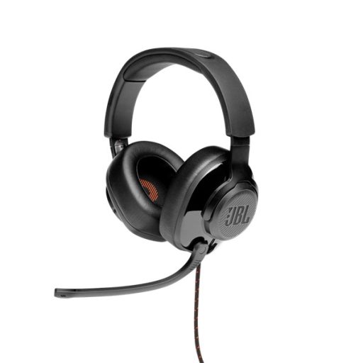 JBL Quantum 200 (Vezetékes, gaming fejhallgató felhajtható mikrofonnal)