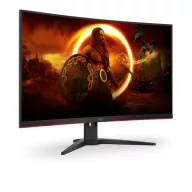   AOC Ívelt Gaming 240Hz VA monitor 31.5" C32G2ZE/BK, 1920x1080, 16:9, 300cd/m2, 1ms, 2xHDMI/DisplayPort