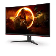   AOC Ívelt Gaming 240Hz VA monitor 31.5" C32G2ZE/BK, 1920x1080, 16:9, 300cd/m2, 1ms, 2xHDMI/DisplayPort
