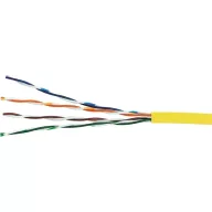 EXCEL Patch kábel Cat.5e UTP 26AWG PVC köpeny 305m, sárga