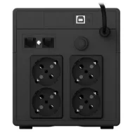   NJOY Szünetmentes 1000VA - Cadu 1000 (2 Schuko, line-interaktív, USB menedzsment, RJ11/45 vonalvédelem(1Gb/s), fekete)