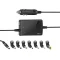 HAMA 200008, UNIVERZÁLIS NOTEBOOK AUTÓS TÖLTŐ SLIM&LIGHT, 15-19V, 70W