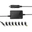HAMA 200008, UNIVERZÁLIS NOTEBOOK AUTÓS TÖLTŐ SLIM&LIGHT, 15-19V, 70W