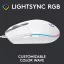 LOGITECH Egér - G203 Lightsync RGB Vezetékes Gaming, Fehér