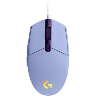 LOGITECH Egér - G102 Lightsync Vezetékes Gaming, Lila