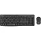 LOGITECH Billentyűzet + egér - MK295 Silent Vezeték Nélküli Combo Grafitszürke, US
