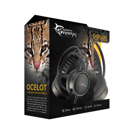 WHITE SHARK OCELOT gamer fejhallgató