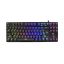 WHITE SHARK SPARTAN mechanikus (blue swtich) fém gamer billentyűzet (angol)