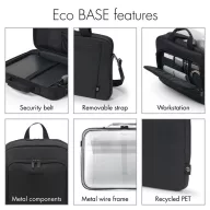   DICOTA D30919-RPET Notebook táska Eco Multi BASE 14-15.6" Blue