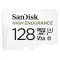 SANDISK 183567, MICRO SDXC KÁRTYA HIGH ENDURANCE 128GB, 100 MB/S, C10, U3, V30