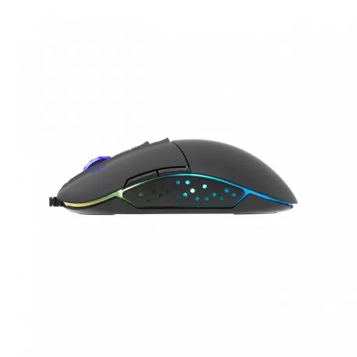 WHITE SHARK ARTHUR (GM-9005) gamer egér, 9D, fekete, 10000 dpi, RGB