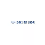   ROLINE kábel HDMI 10K Ultra high speed,10K@30Hz, 5K@120Hz, 4K@240Hz. HDMI 2.1., 2m