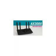   TP-LINK Wireless Router Dual Band AX3000 1xWAN(1000Mbps) + 4xLAN(1000Mbps) + 1xUSB 3.0, Archer AX55