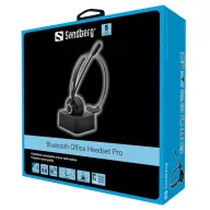   SANDBERG Fejhallgató mikrofonnal, Bluetooth Office Headset Pro
