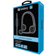SANDBERG Headset mikrofonnal, USB Office Headset