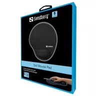   SANDBERG Egérpad és ergonomikus eszköz, Gel Mousepad with Wrist Rest