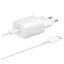 BLACKBIRD Hálózati töltő 25W T145 PD USB-C + USB-C Adatkábel 1m, Fehér (Gyári kivitel)