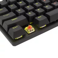   WHITE SHARK COMMANDOS mechanikus (red switch) gamer billentyűzet (magyar), fekete