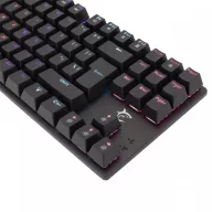   WHITE SHARK COMMANDOS mechanikus (red switch) gamer billentyűzet (magyar), fekete