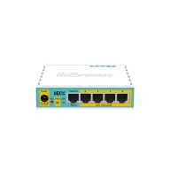   MIKROTIK Vezetékes Router hEX PoE lite 5x100Mbps, Beltéri, RB750UPR2