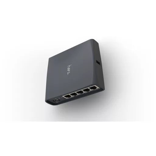MIKROTIK Wireless Router hAP ac lite TC 5x100Mbps, Wi-Fi 5, Asztali, RB952UI-5AC2ND-TC