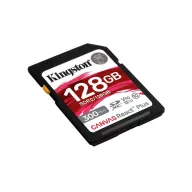   KINGSTON Memóriakártya SDXC 128GB Canvas React Plus UHS-II 300R/260W U3 V90