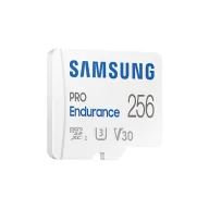  SAMSUNG Memóriakártya, PRO Endurance microSD kártya 256GB, CLASS 10, UHS-I (SDR104), + SD Adapter, R100/W40