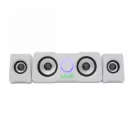 WHITE SHARK MOOD Hangszóró, 2.2, 16W, LED, fehér