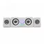 WHITE SHARK MOOD Hangszóró, 2.2, 16W, LED, fehér