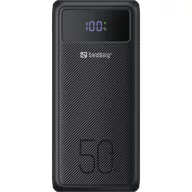   SANDBERG Hordozható akkumulátor, Powerbank USB-C PD 130W 50000
