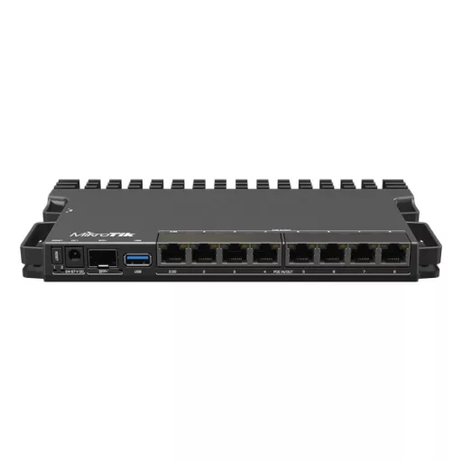 MIKROTIK Vezetékes Router 7x1000Mbps + 1x2500Mbps + 1xSFP+, Beltéri, RB5009UPR+S+IN
