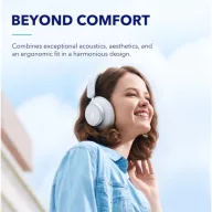   ANKER Vezeték Nélküli Fejhallgató, Soundcore Q45, Aktív Zajszűrő, fehér - A3040G21