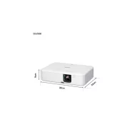  EPSON Projektor - CO-FH02 (3LCD, 1920x1080 (Full HD), 16:9, 3000 AL, 16 000:1, HDMI/USB/WiFi/Android TV)