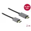 DELOCK kábel aktív Displayport 1.4 > HDMI 4K 60Hz (HDR) 2m
