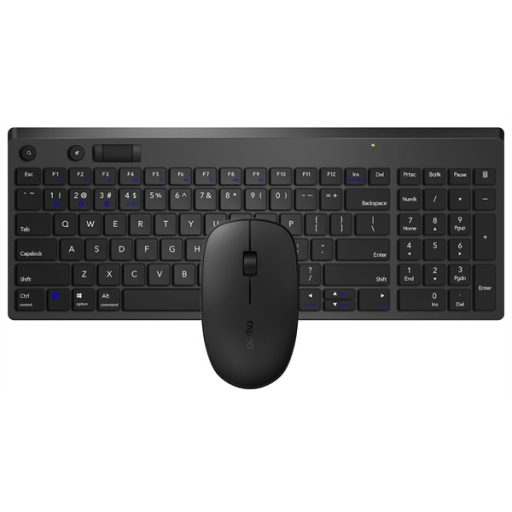 RAPOO 192502, MULTIMODE "8050T" BLUETOOTH + 2,4GHZ BILLENTYŰZET + EGÉR SZETT, FEKETE