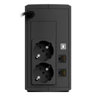   NJOY Szünetmentes 800VA - Keen 800 USB (2 Schuko, line-interaktív, fekete)